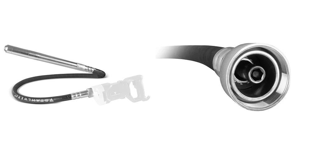 Butla wibracyjna STAHLWERK Ø 35 mm | 2 m - Kolaż