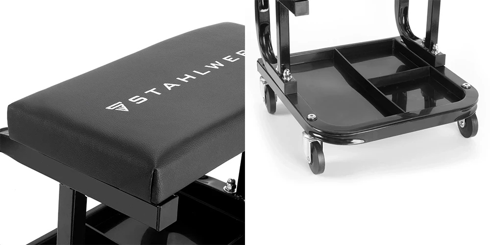 Taboret warsztatowy STAHLWERK WRS-35 ST - Kolaż