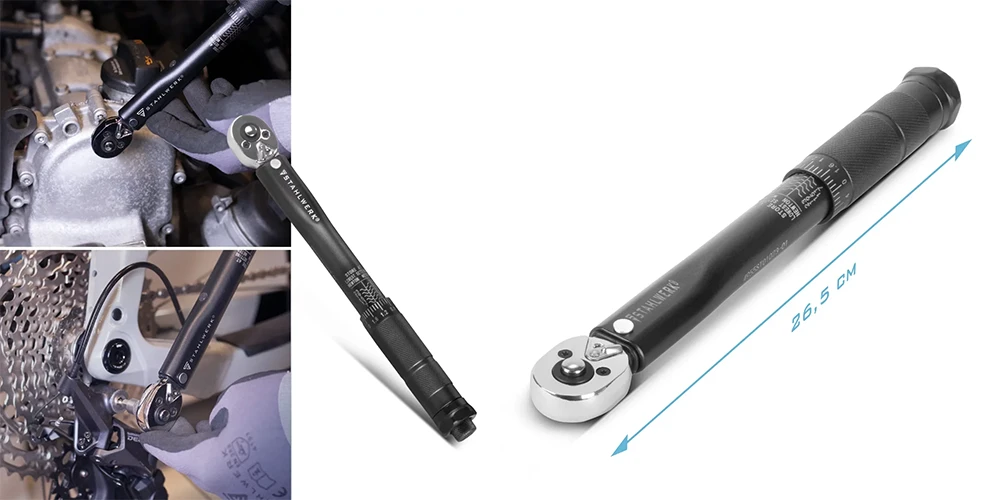 Klucz dynamometryczny STAHLWERK TW-25 ST 5-25 Nm - Kolaż