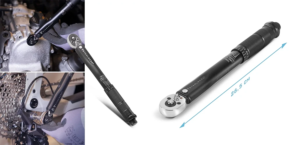 Klucz dynamometryczny STAHLWERK TW-10 ST 1-10 Nm - Kolaż