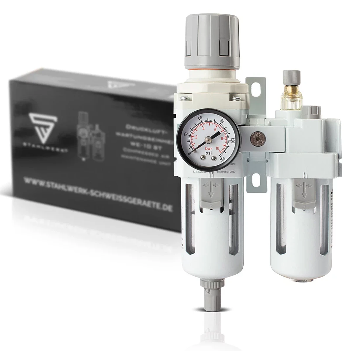 Separator wody do sprężonego powietrza STAHLWERK WE-10 ST - Główne Zdjęcie