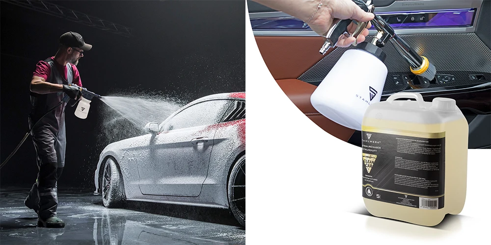 Uniwersalny koncentrat czyszczący STAHLWERK - 5 l - Kolaż