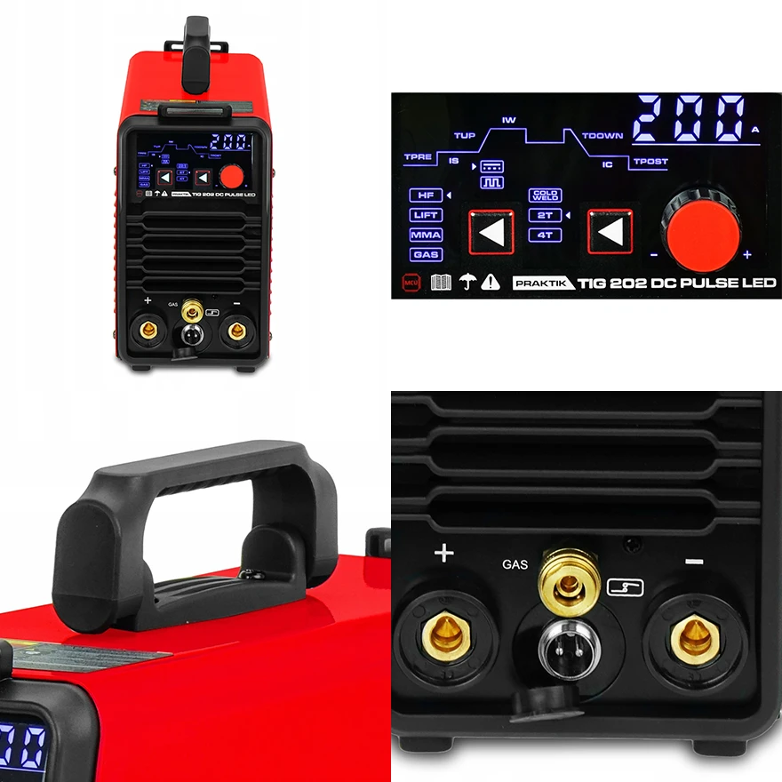 Spwarka Ideal Praktik TIG 202 DC Pulse LED