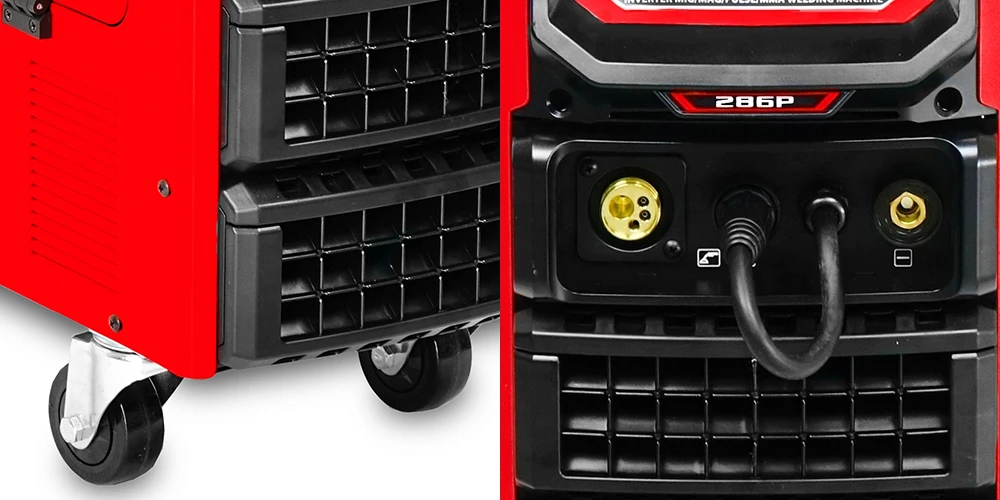 Ideal Tecno MIG 286 Synergic LCD - Kolaż