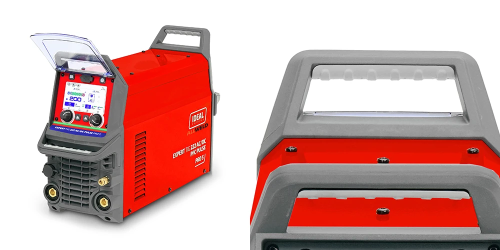 Spawarka Ideal EXPERT TIG 222 AC/DC PFC PULSE Pro 5 LCD - Kolaż