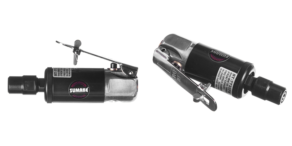 Pneumatyczna szlifierka trzpieniowa prosta Sumake Mini ST-7732F - 6 mm | 25 000 rpm