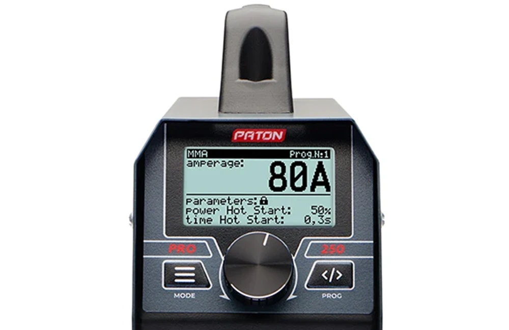 Spawarka Paton PRO 250 230 V 250 A MMA TIG Lift
