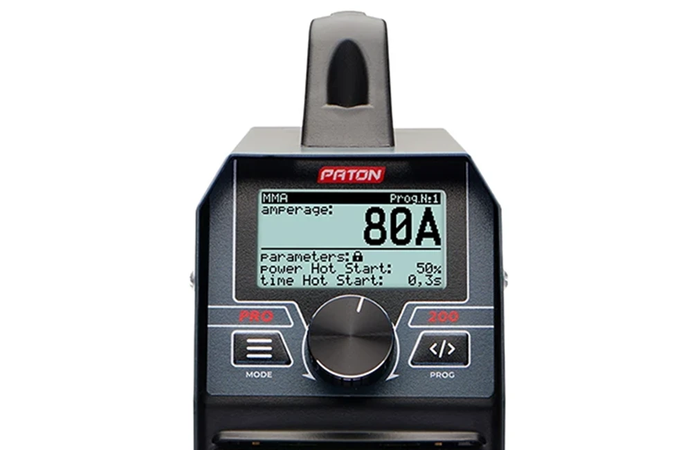 Spawarka Paton PRO 200 230 V 200 A MMA TIG Lift
