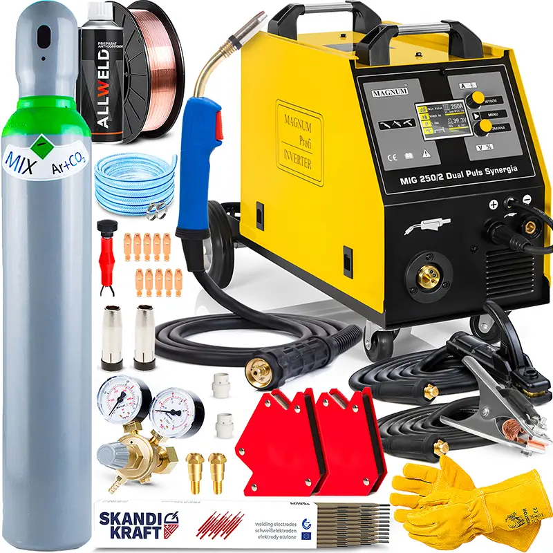 Spawarka Magnum MIG 250/2 Dual Puls Synergia