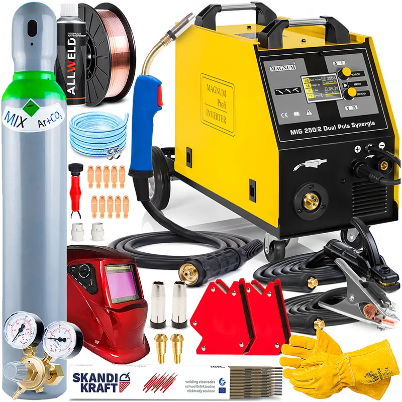 Spawarka Magnum MIG 250/2 Dual Puls Synergia