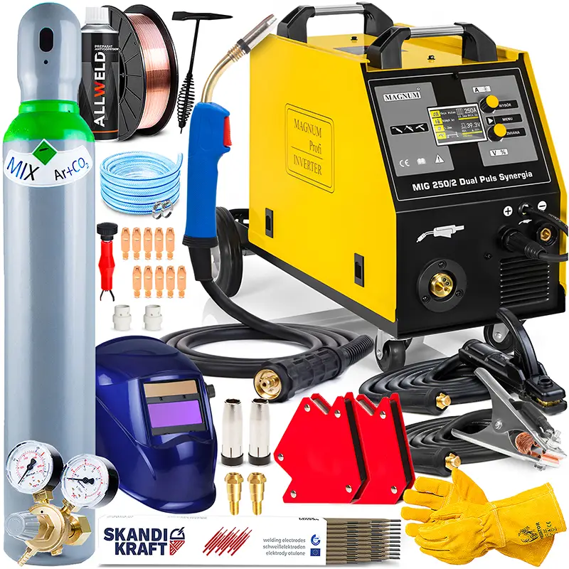 Spawarka Magnum MIG 250/2 Dual Puls Synergia