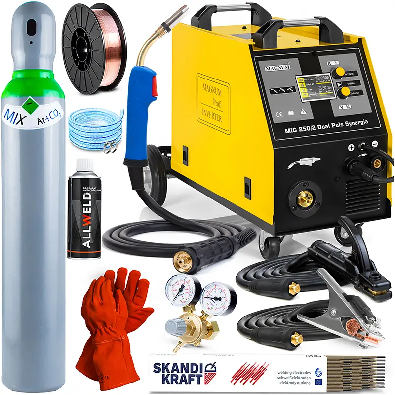 Spawarka Magnum MIG 250/2 Dual Puls Synergia