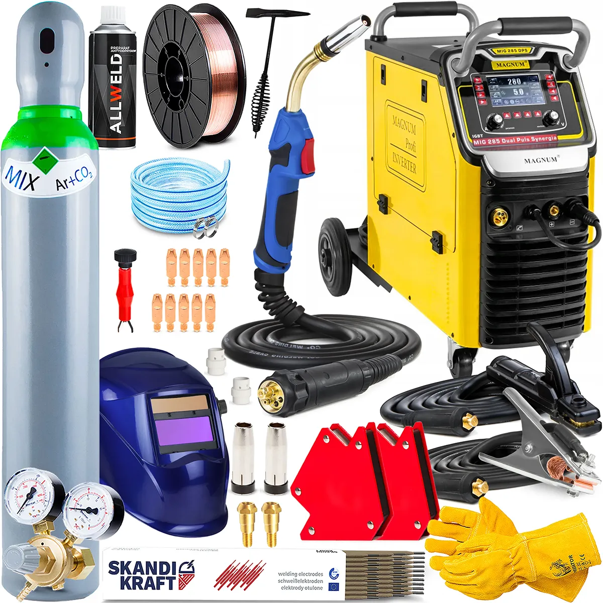 Spawarka Magnum MIG 185 Dual Puls Synergia