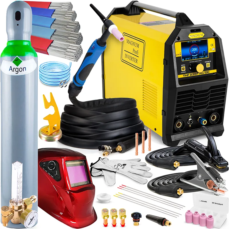 Spawarka Inwertorowa Magnum THF 235P AC/DC LCD TIG / MMA 230V 200A - Główne Zdjęcie