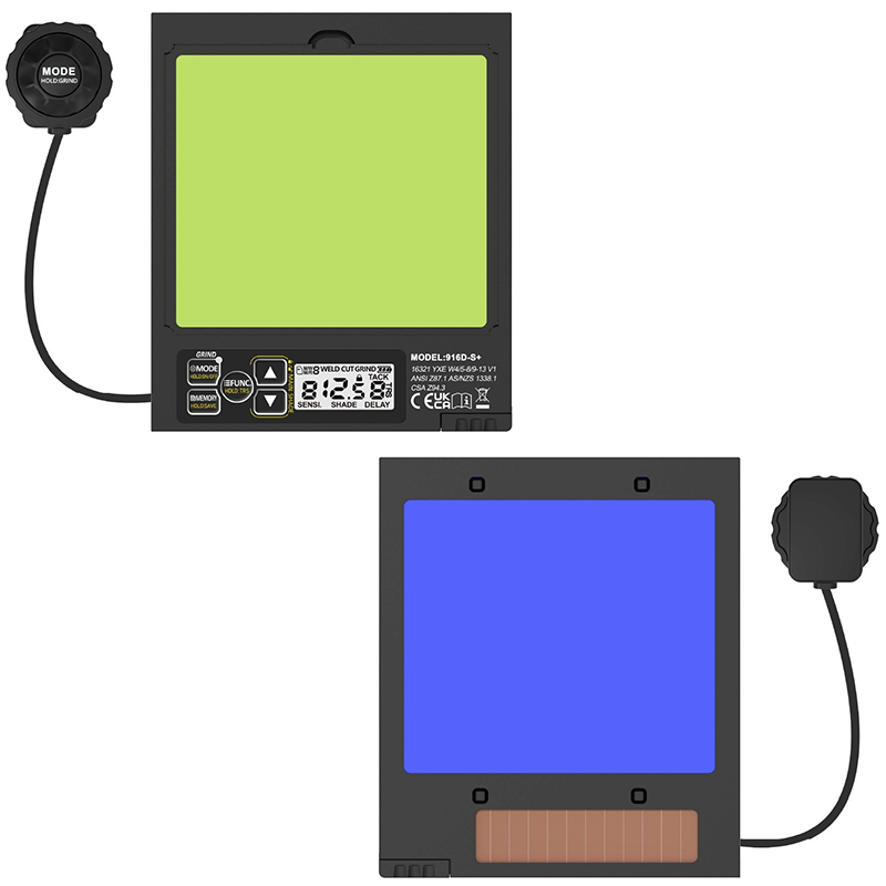 IDEAL APS Pro 916D BLACK TrueView+ - automatyczna przyłbica spawalnicza