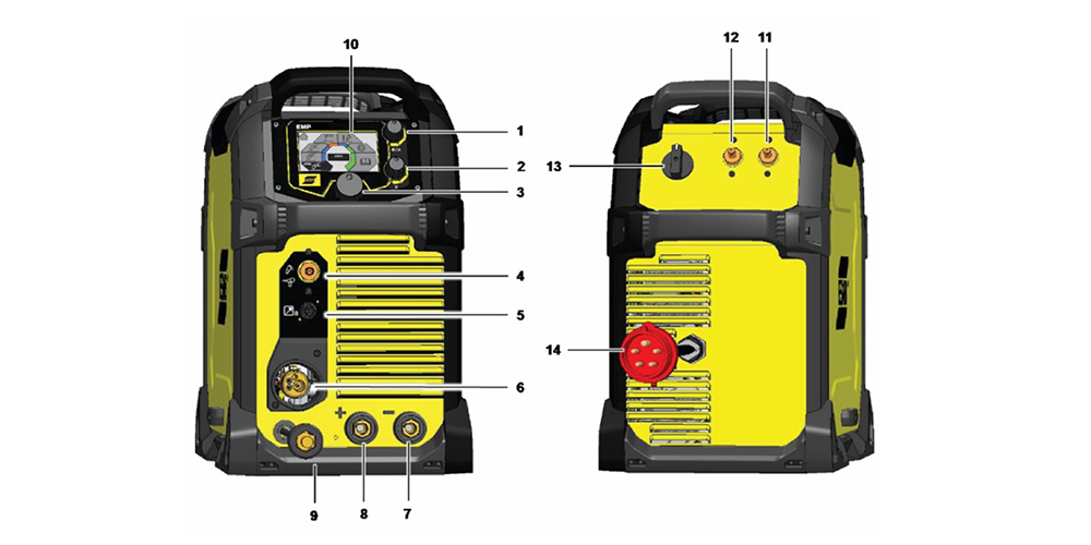 Spawarka Esab Rebel EMP 230ic 400V 350A MIG MAG TIG Lift MMA