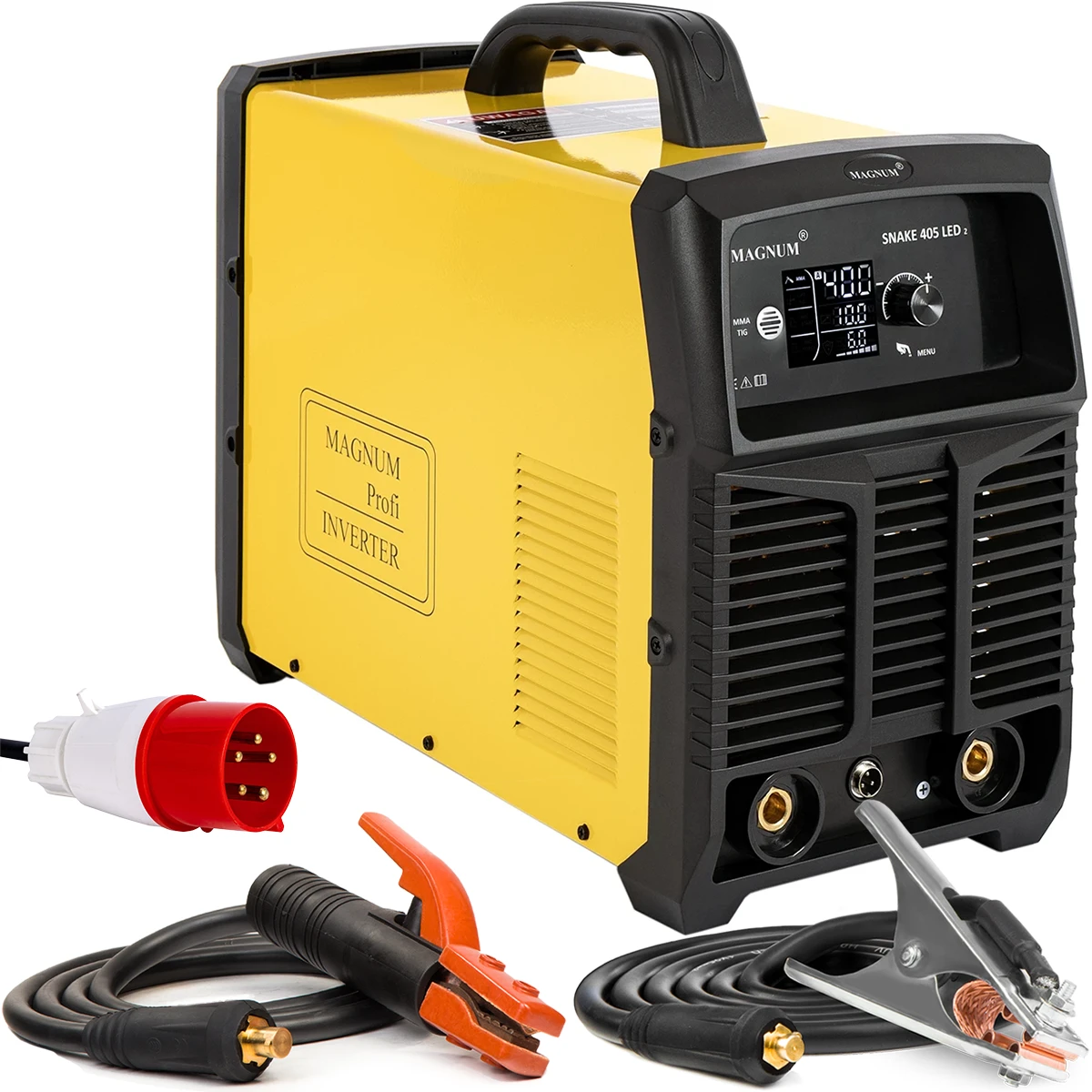 Spawarka inwertorowa MAGNUM Snake 405 LED V2 MMA / TIG LIFT 400A 400V - Główne Zdjęcie
