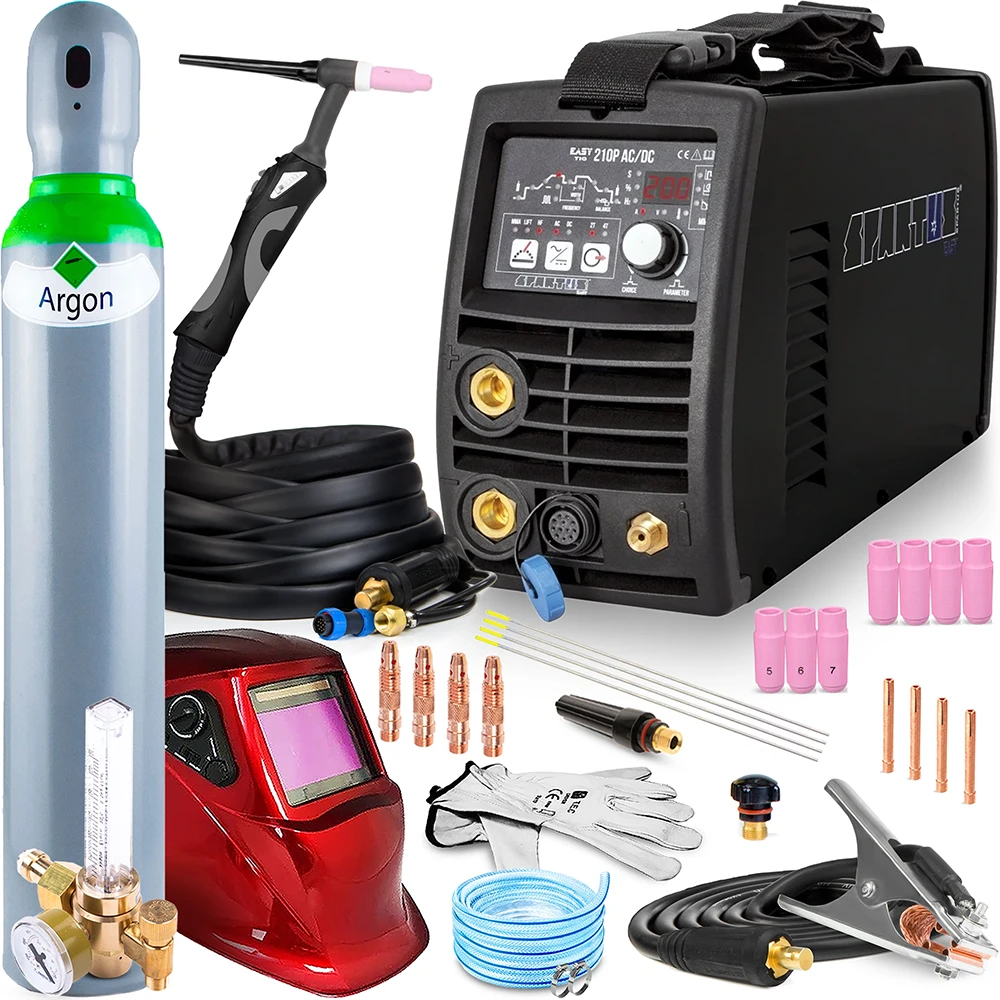 Spawarka inwertorowa SPARTUS EasyTIG 210P AC/DC - kompaktowe urządzenie do aluminium