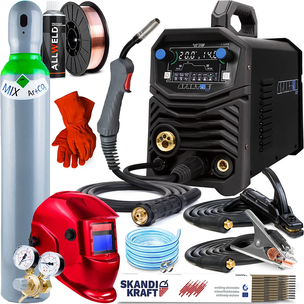 Spawarka Spartus EasyMIG 210 PULSE pakiet MIG MAG