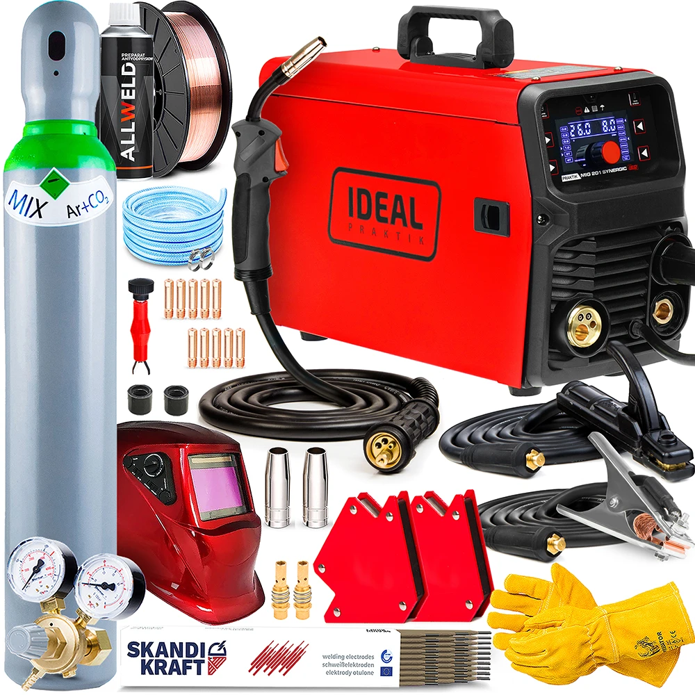  Ideal Praktik MIG 201 Synergic LED - Zestaw Producenta