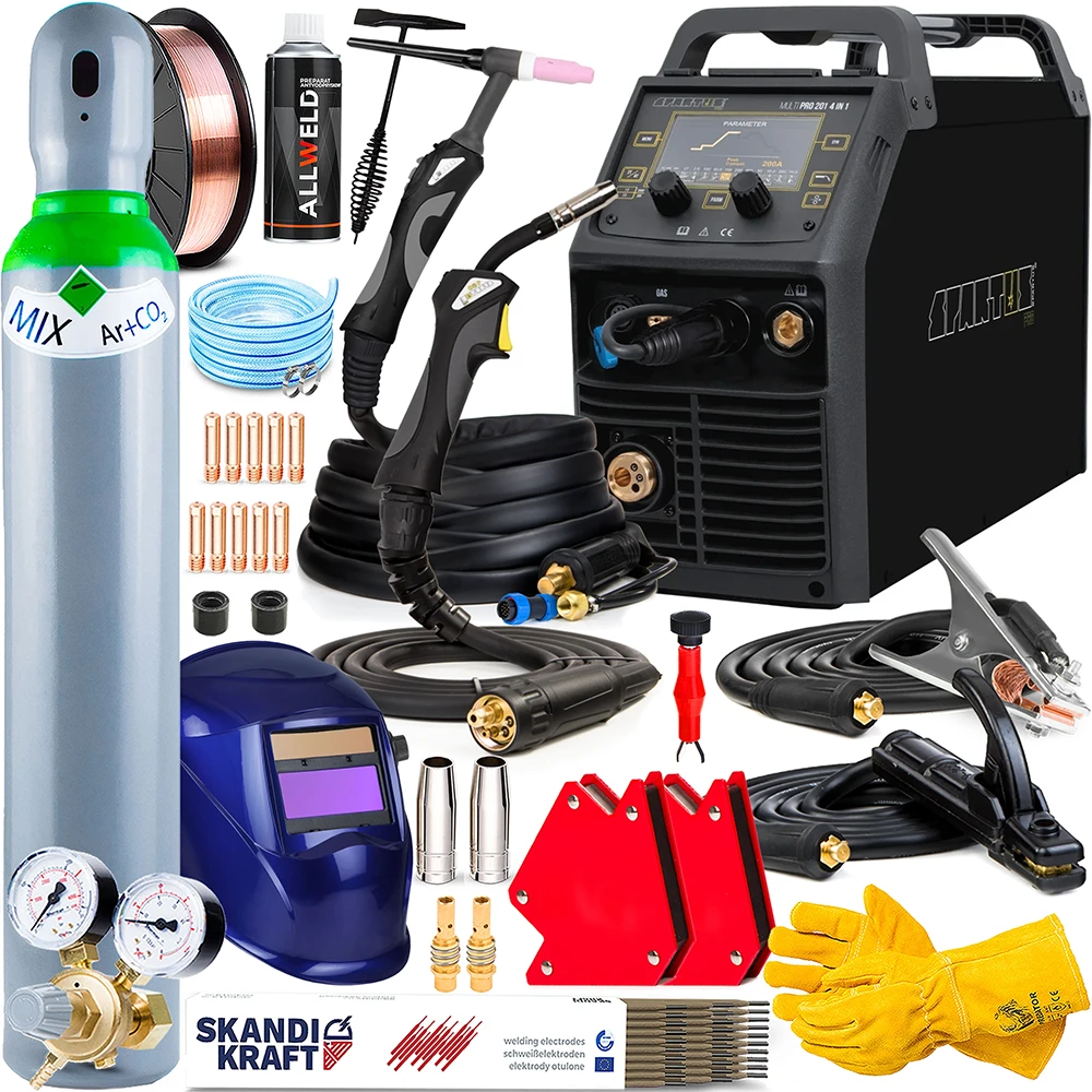Spawarka 4w1 Spartus Multi Pro 201 MIG/MAG TIG AC/DC