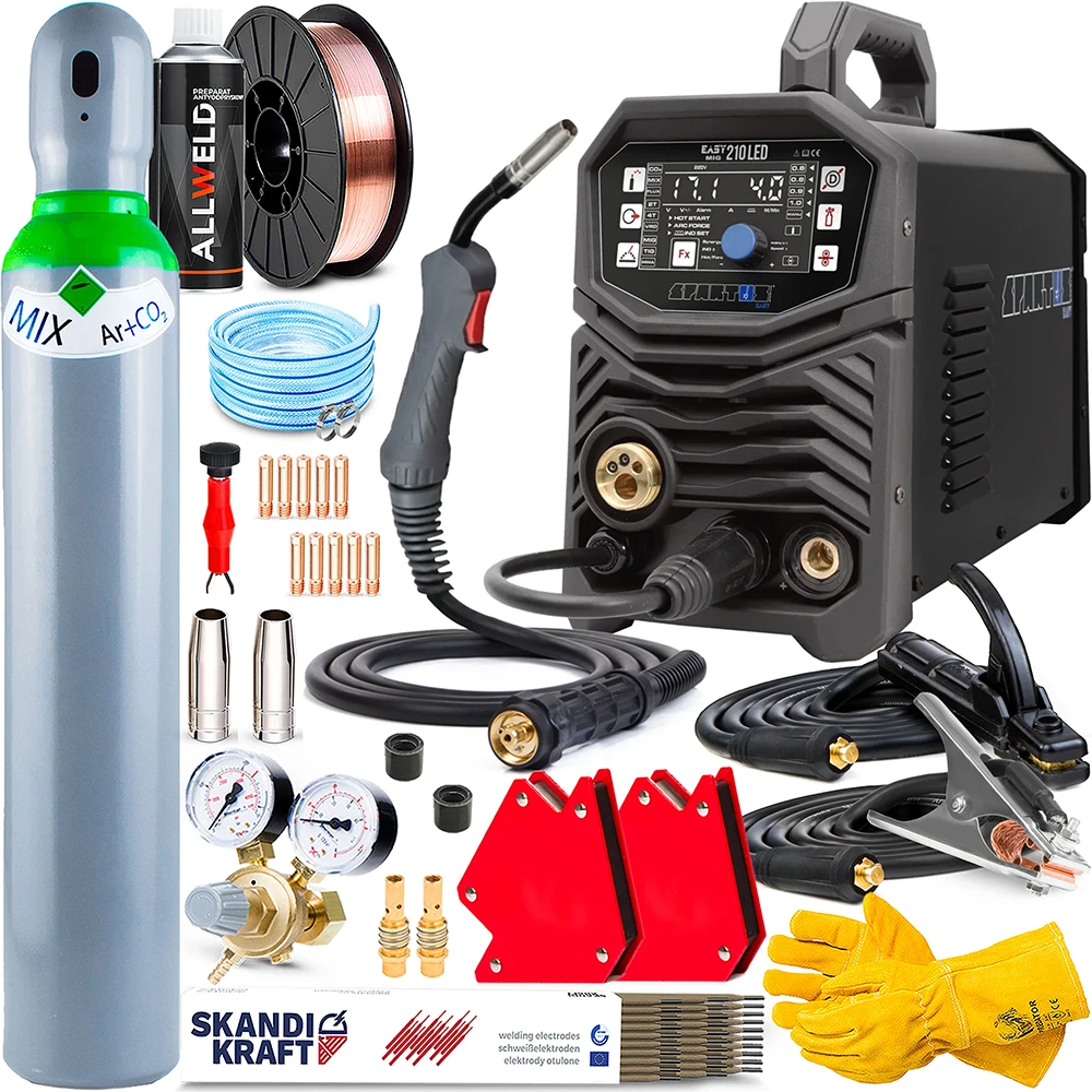 Spawarka Migomat Spartus Easy MIG 210 LED 200A - Synergia