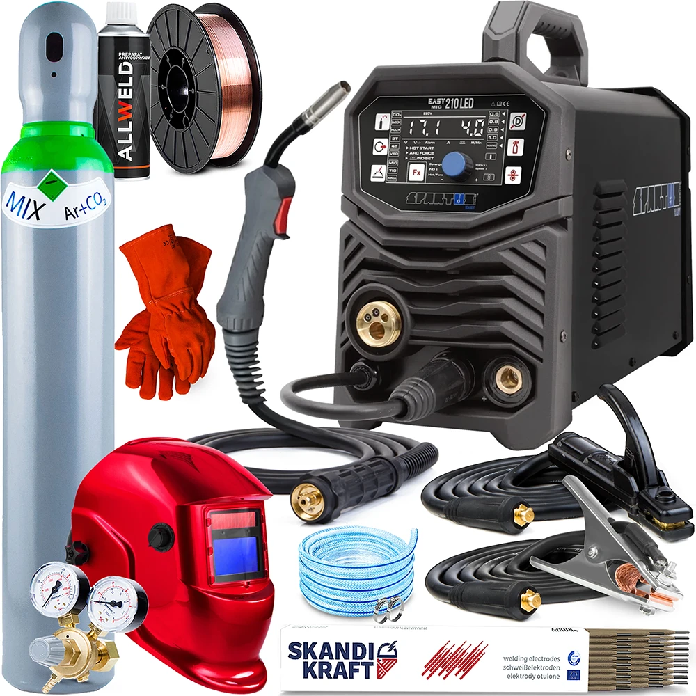Spawarka Migomat Spartus Easy MIG 210 LED 200A - Synergia