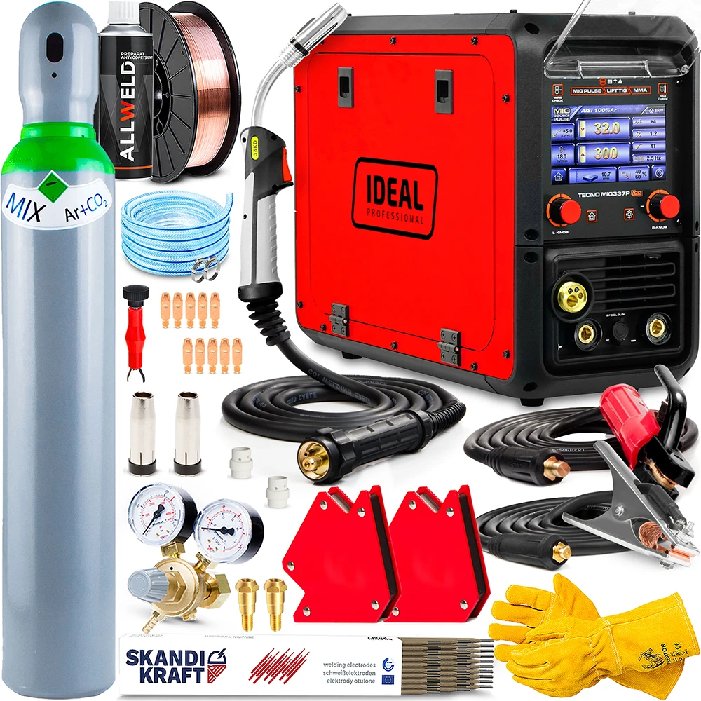 Spawarka Ideal Tecno MIG 337 Pulse Synergic LCD