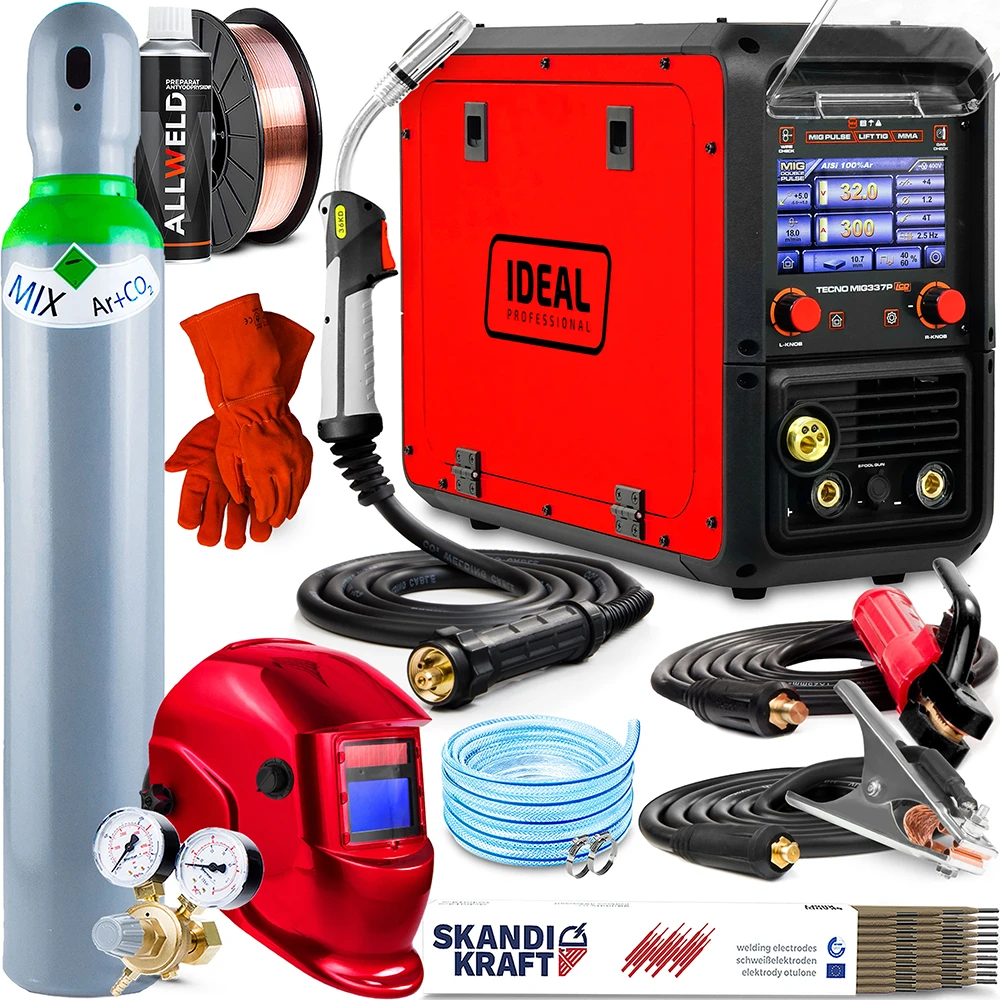 Spawarka Ideal Tecno MIG 337 Pulse Synergic LCD