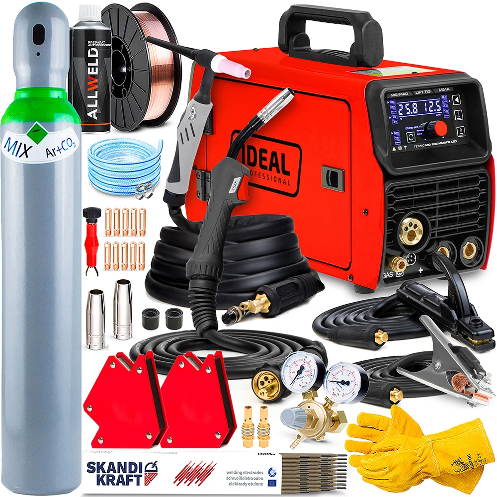 Ideal Tecno MIG 203 Synergic - Zestaw Producenta