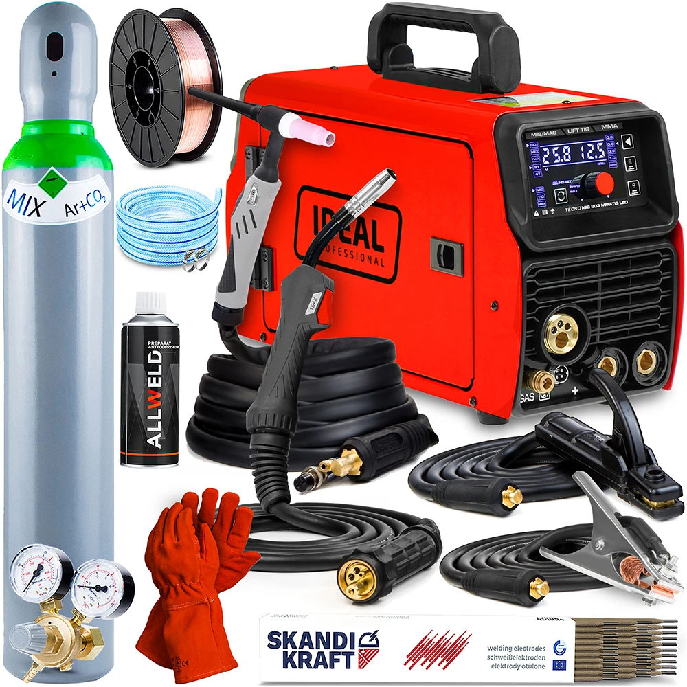 Ideal Tecno MIG 203 Synergic - Zestaw Producenta