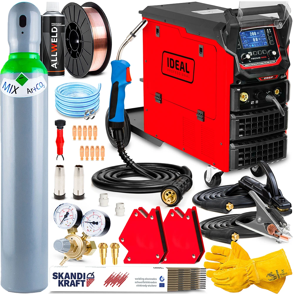 Zestaw Producenta - Ideal Tecno MIG 286 Pulse Synergic LCD