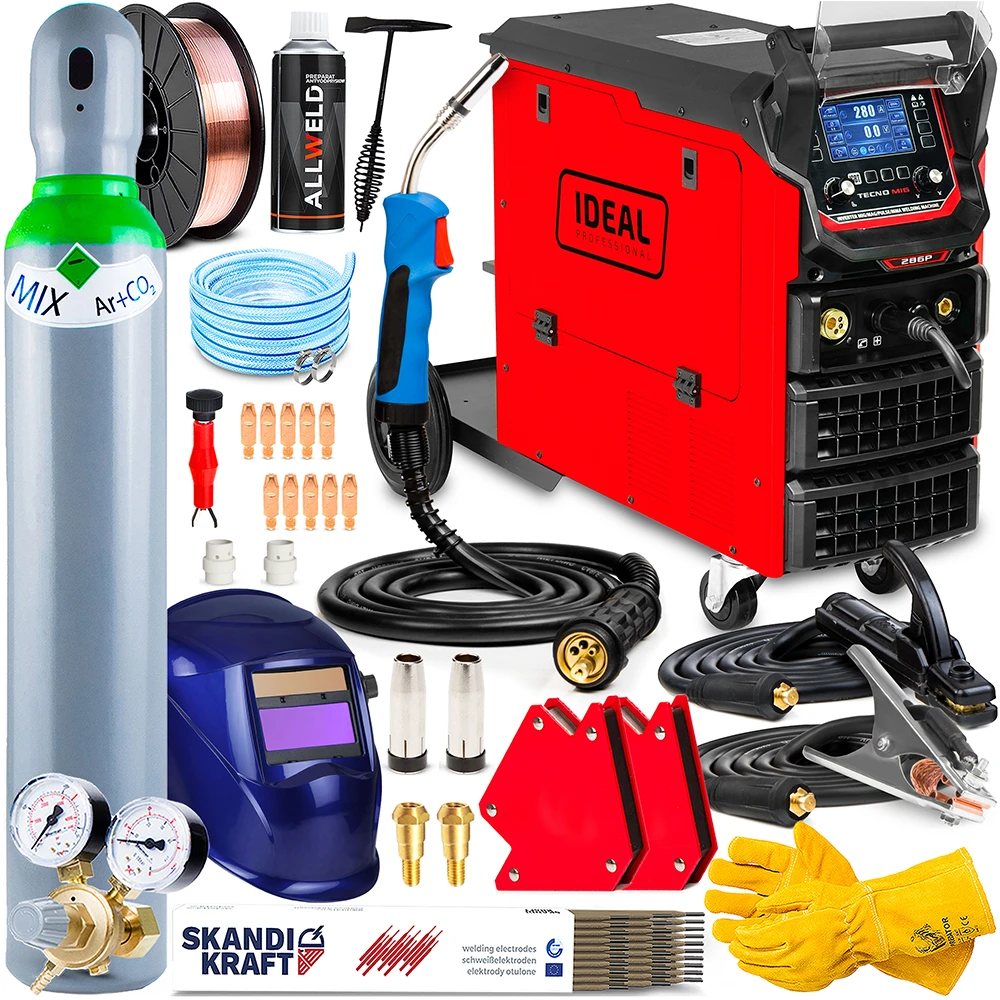 Zestaw Producenta - Ideal Tecno MIG 286 Pulse Synergic LCD