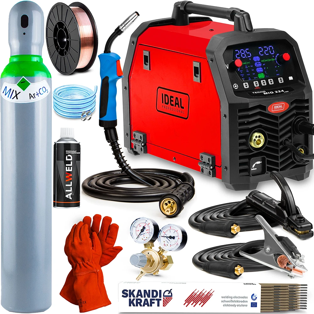 Spawarka Ideal Tecno MIG 224 Synergic LED 4x4