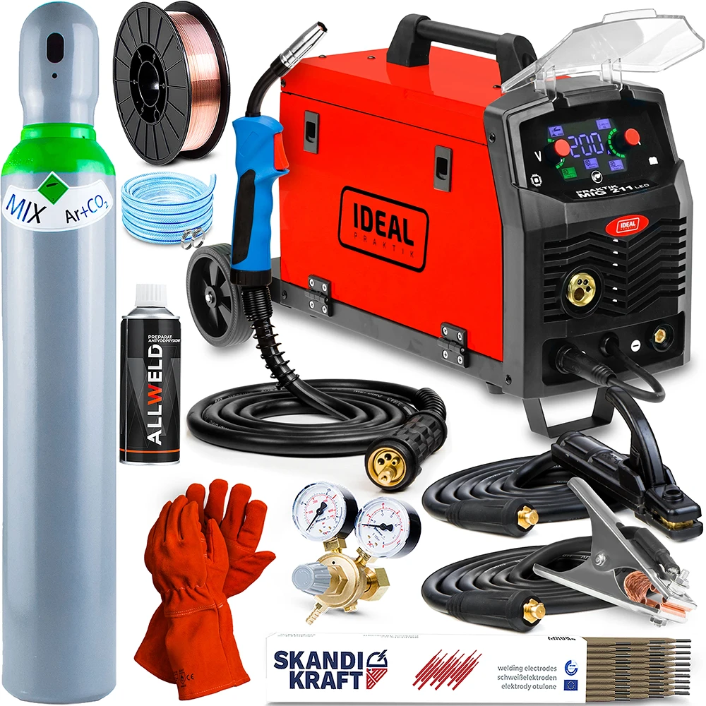 Spawarka Ideal Praktik MIG Synergic LED 211