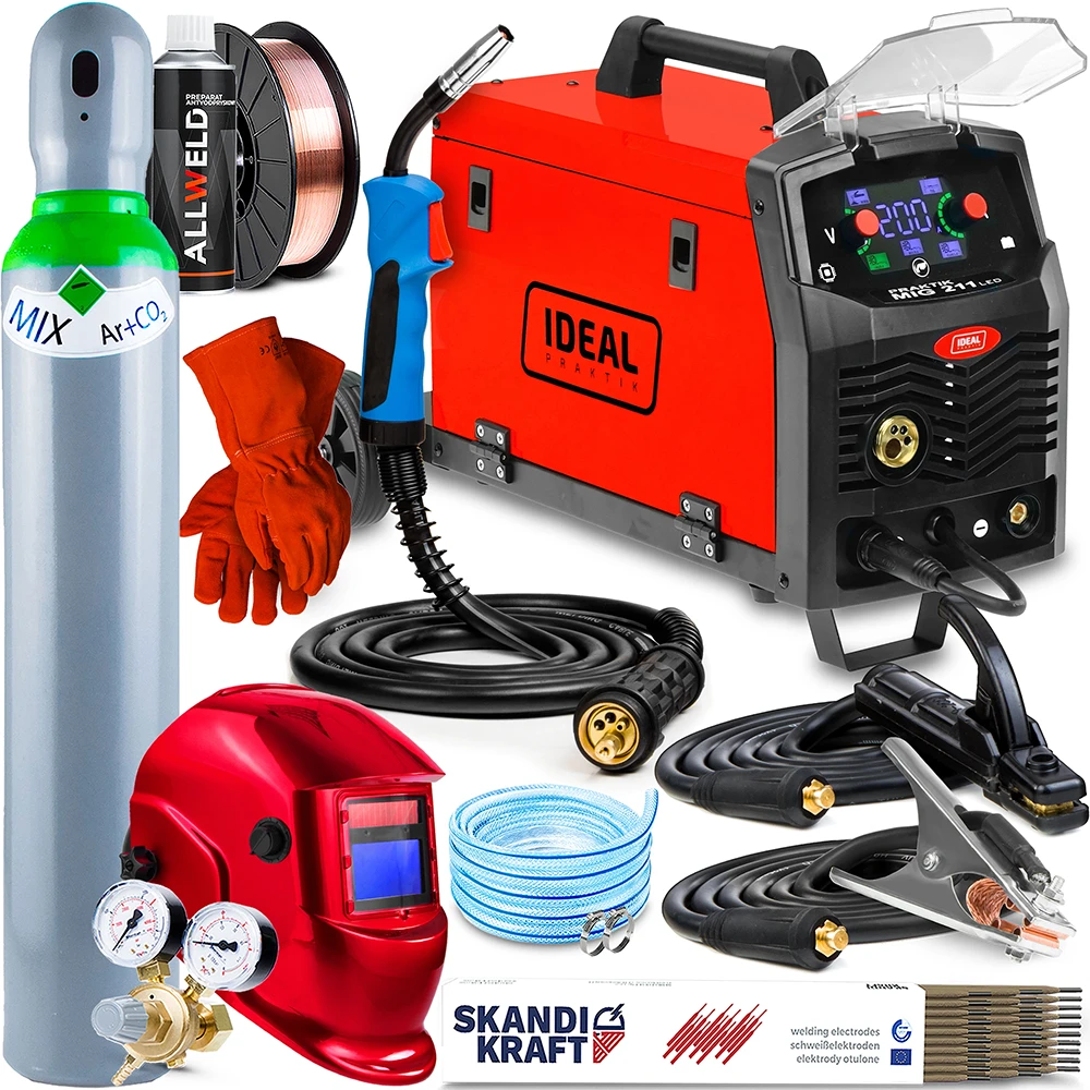 Spawarka Ideal Praktik MIG Synergic LED 211