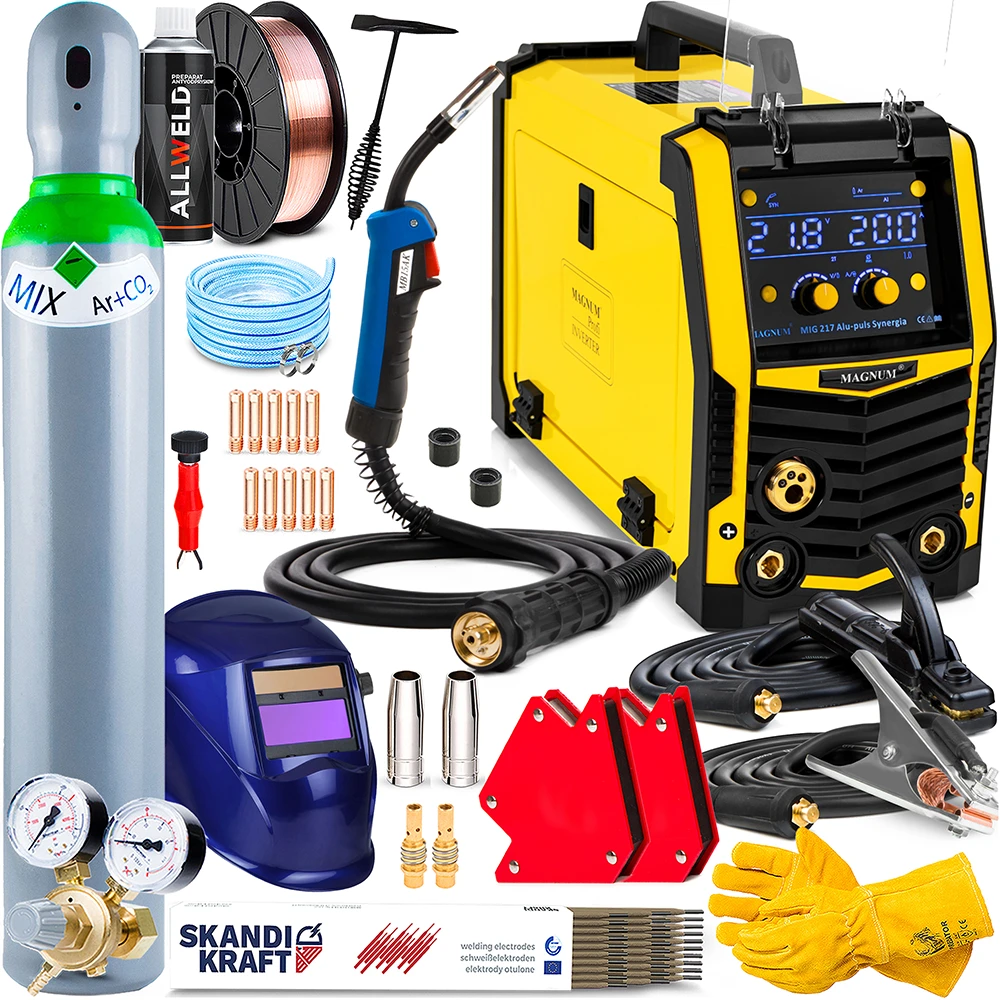 Spawarka Magnum MIG 217 Alu Puls Synergia