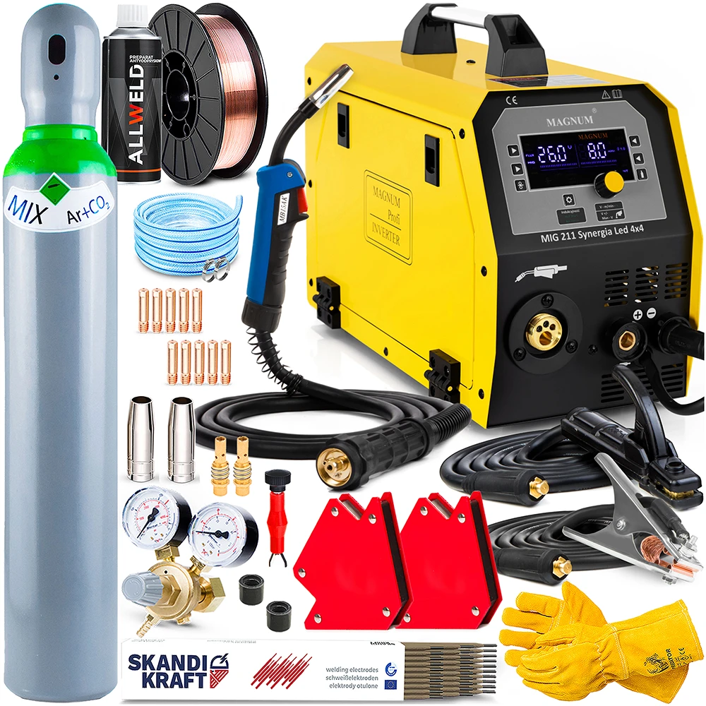 Spawarka Magnum MIG 211 Synergia LED 4x4