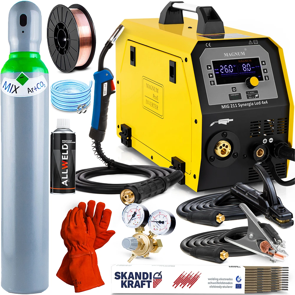 Spawarka Magnum MIG 211 Synergia LED 4x4