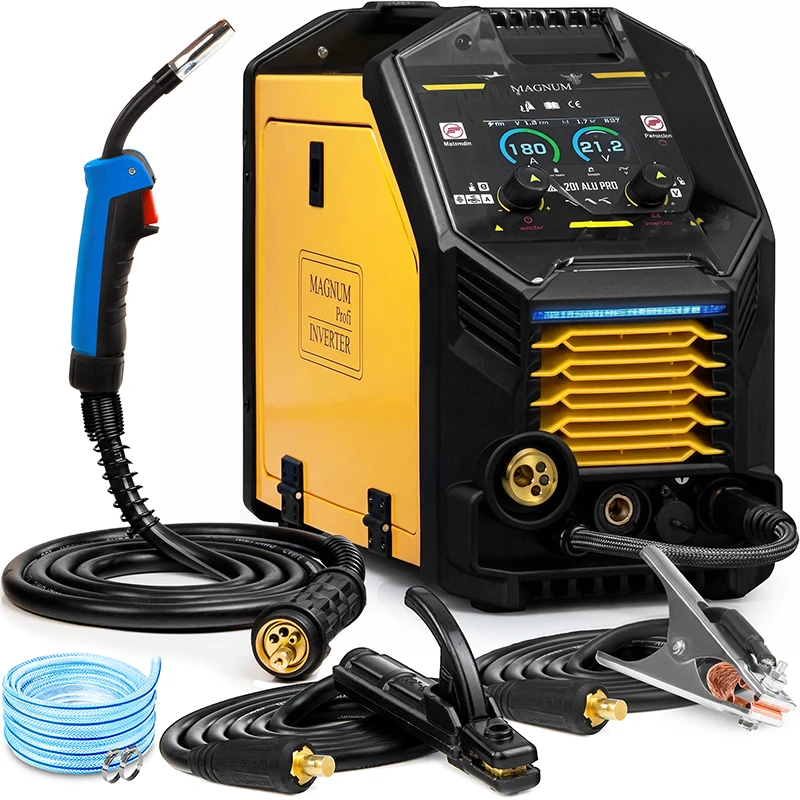 Spawarka inwertorowa Magnum MIG 201 Alu Pro Synergia 230V 200A