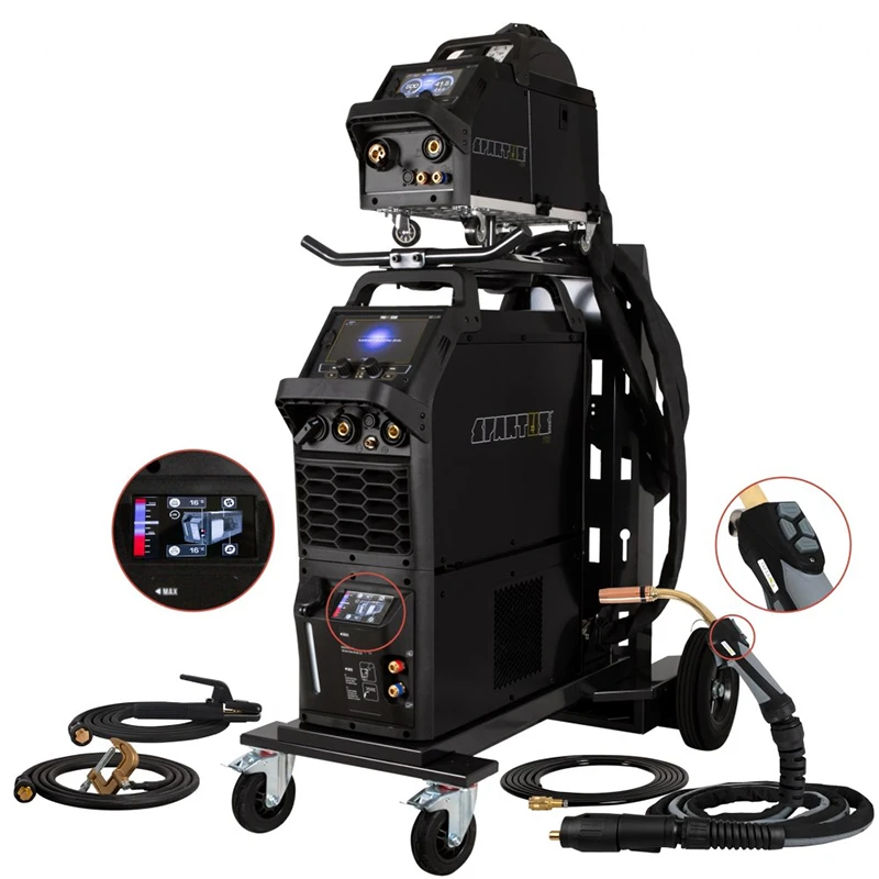 Spawarka Spartus ProMIG 5000 - 400 V 500A - MIG/MAG, TIG DC Lift, MMA - Źródło