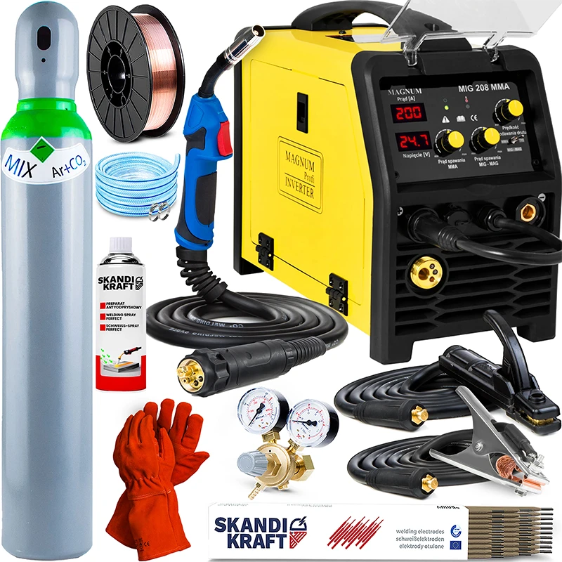 Spawarka Inwertorowa MAGNUM MIG 208 MMA NV