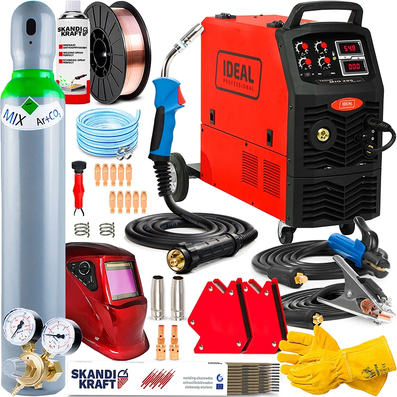 Spawarka Migomat Ideal TECNO MIG 280 4x4 DIGITAL MMA