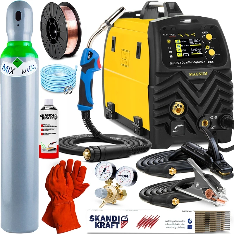 Spawarka Magnum MIG 222 Dual Puls Synergia