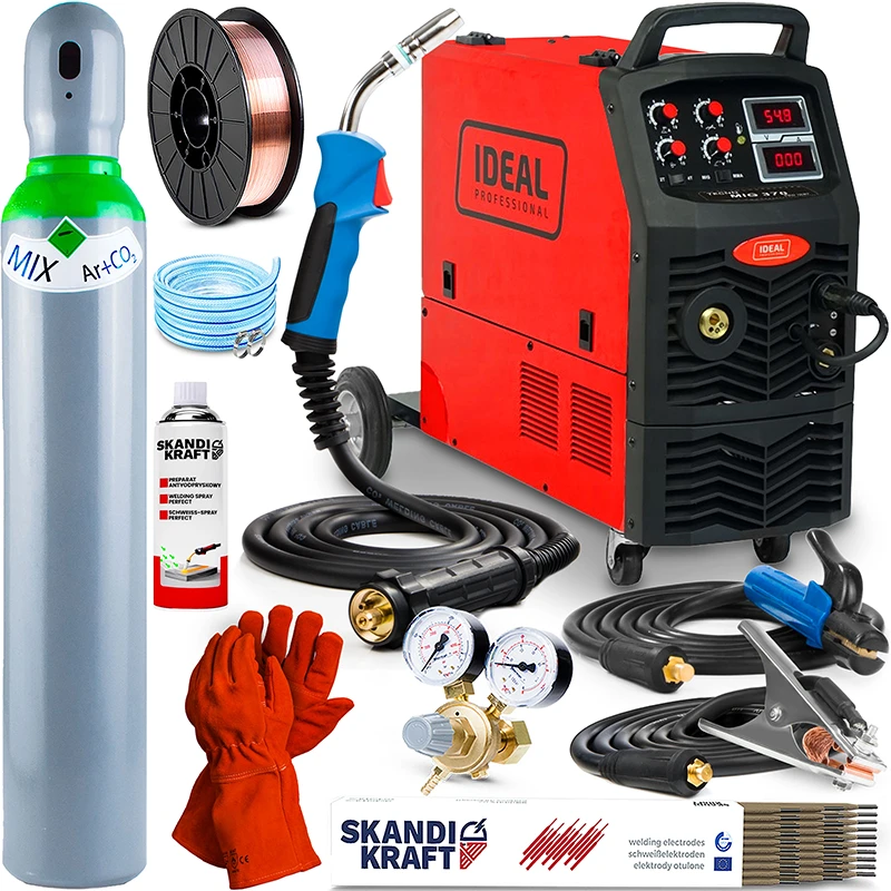 Spawarka Inwertorowa Ideal Tecno MIG 370 4X4 DIGITAL MIG