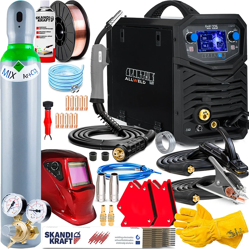 Spawarka Inwertorowa Spartus EasyMIG 225 Synergia LCD