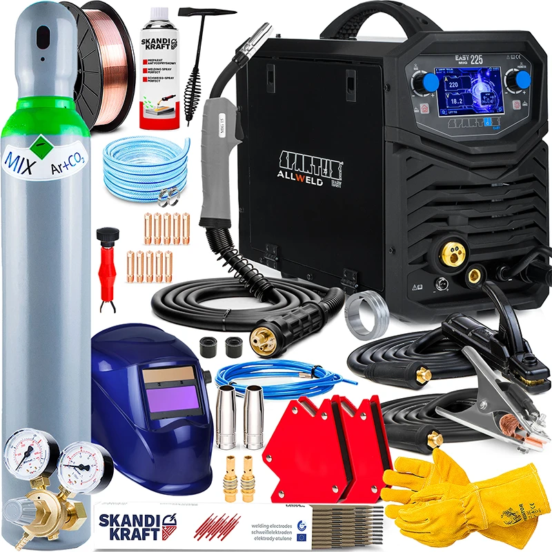 Spawarka Inwertorowa Spartus EasyMIG 225 Synergia LCD