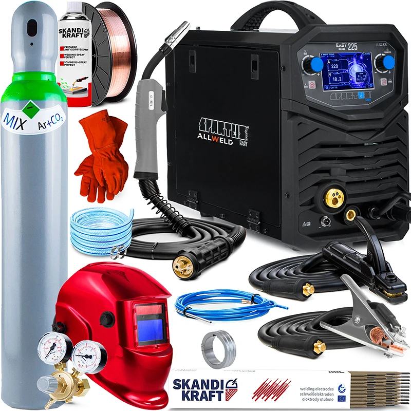 Spawarka Inwertorowa Spartus EasyMIG 225 Synergia LCD