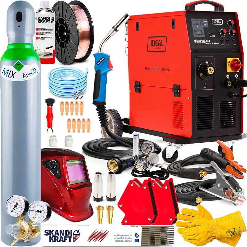 Migomat IDEAL V-MIG 330 z funkcją lutospawania