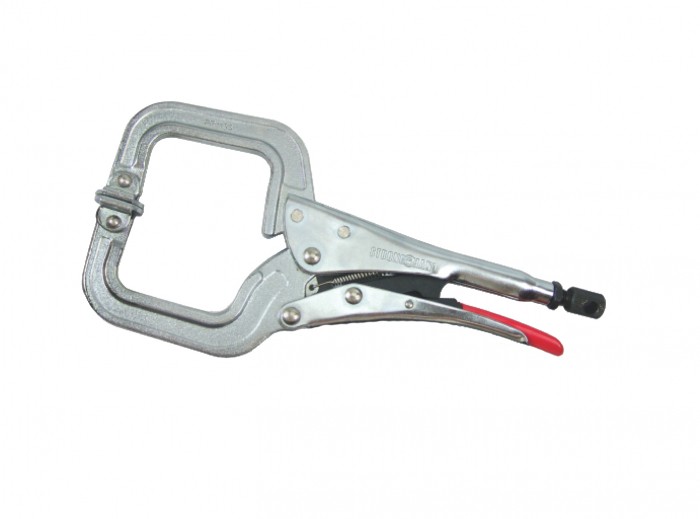 Ścisk kleszczowy C-CLAMP STRONG HAND PR6S z obrotowymi podkładkami